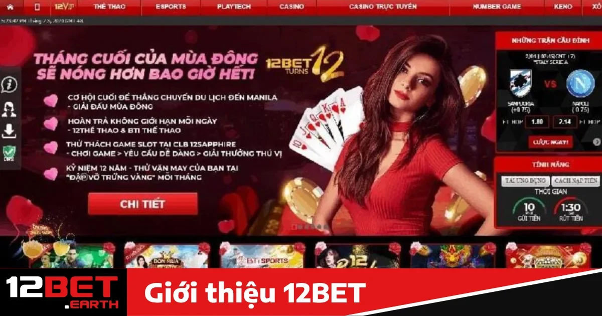 12Bet 25 Giới thiệu về nhà cái 12BET